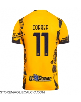 Inter Milan Joaquin Correa #11 Maglia Gara Terza Repliche 2024-25